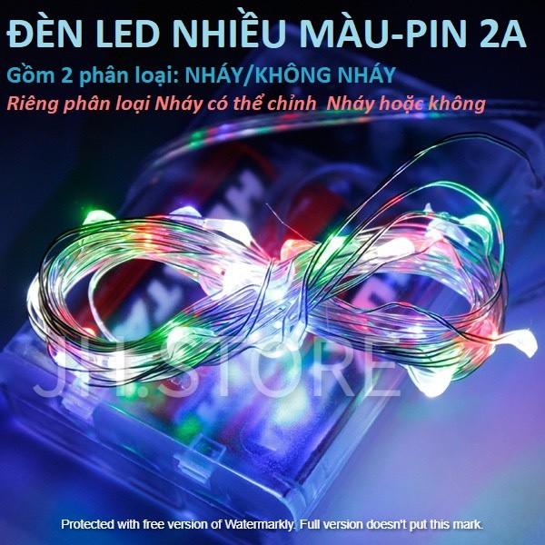 ⚡SIÊU SALE⚡ĐÈN LED 3M-5M-10M DÙNG PIN 3A-AAA-CR-USB-NHÁY💖DECOR💖NOEL💖TẾT💖DÂY ĐỒNG TRẦN LED (DÙNG PIN)💖ĐOM ĐÓM💖FAIRY LIGHT