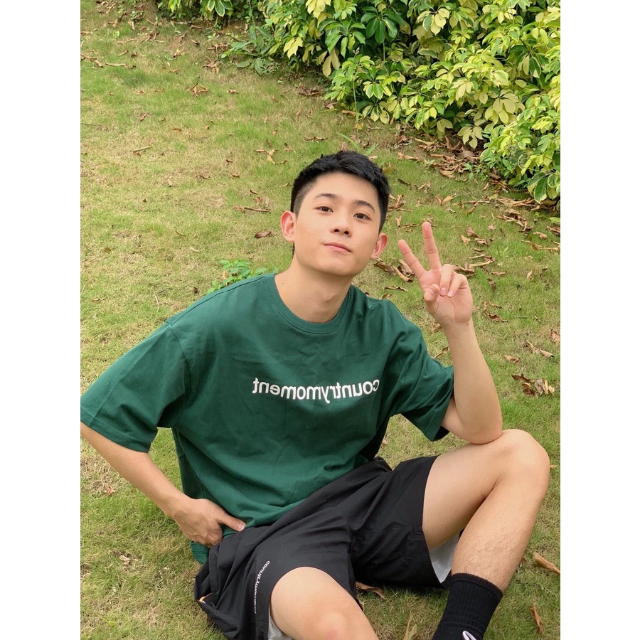 Áo thun tay lỡ from rộng countrymoment , áo thun Unisex nam nữ Hm1986 , ATL 3185
