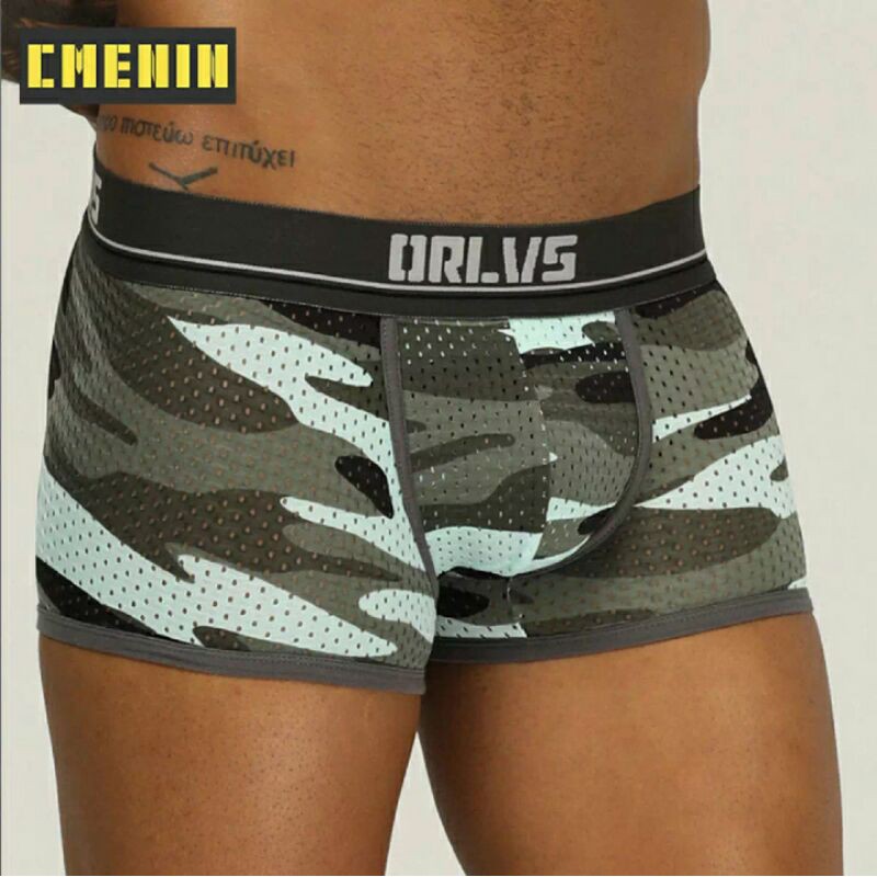 QUẦN BOXERS THOÁNG KHÍ HỌA TIẾT RẰN RI no 191