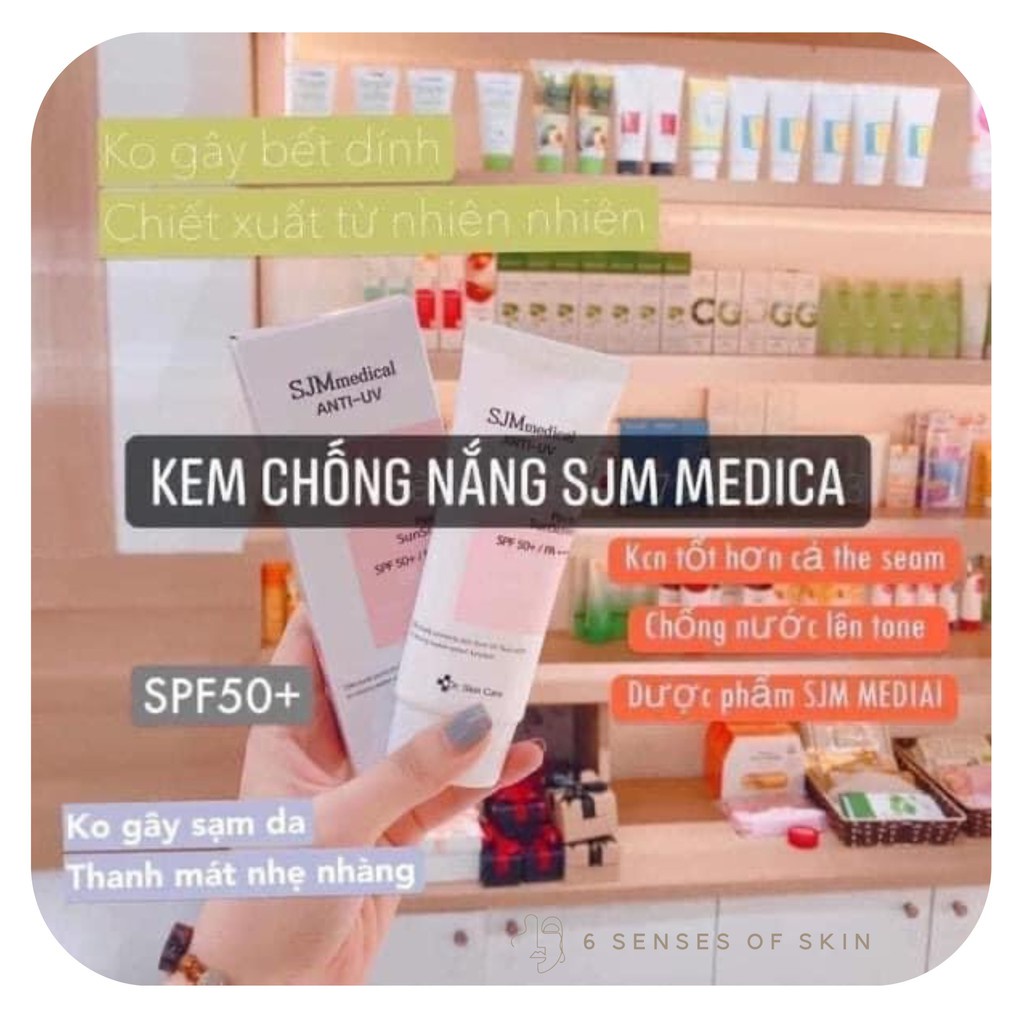 Kem Chống Nắng Dưỡng Da SJM Medical Anti UV Perfect SunScreen SPF50+/PA+++ - Hàng Cao Cấp