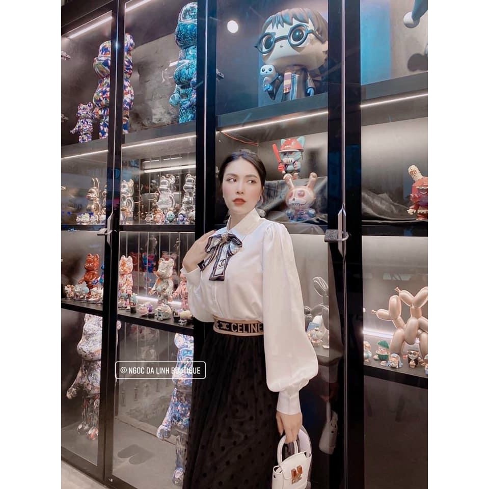 [Mã WASKT410K giảm 10K đơn 50K] (Hàng Mới Về) Áo sơ mi lụa trắng tay bồng - 1810 | BigBuy360 - bigbuy360.vn