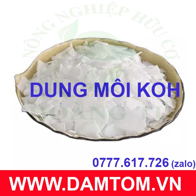 Dung môi hòa tan KOH - Kali hydroxyt-KOH gói 100g