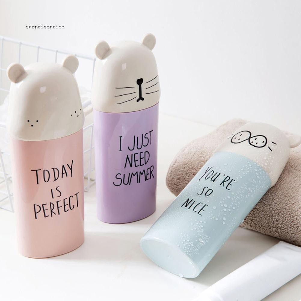 Cốc đựng bàn chải đánh răng kiểu dáng hoạt hình dễ thương