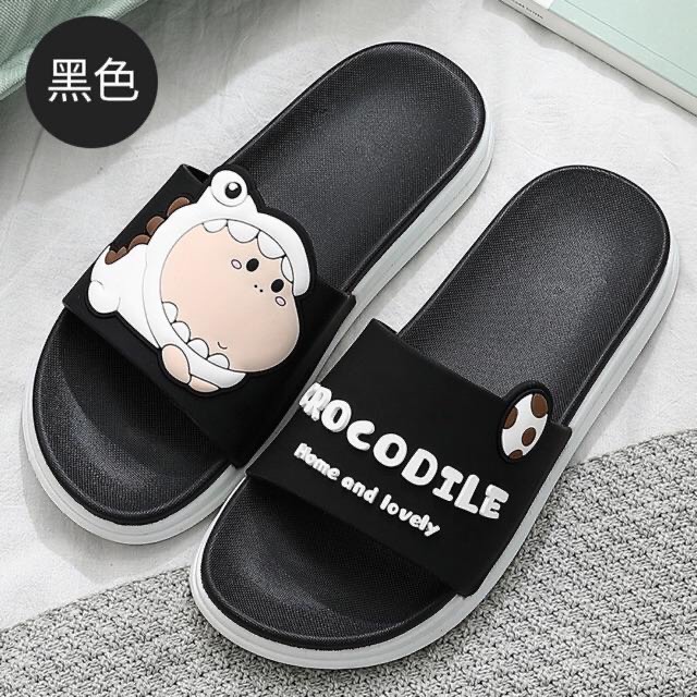 Dép Quai Ngang UNISEX Crocodile Chất Liệu Cao Su Siêu Êm