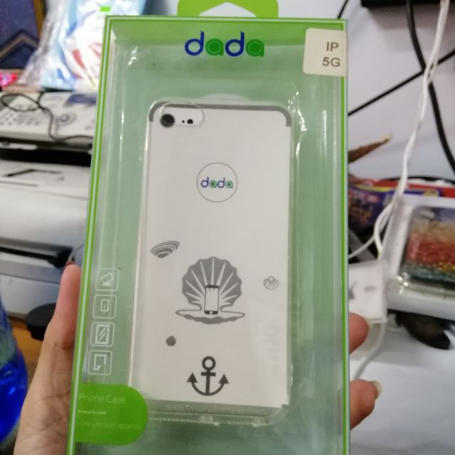 Ốp lưng Iphone 5/5s dẻo trong suốt cao cấp dada