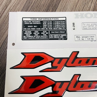 [DYLAN ĐỎ) TEM DÁN XE DYLAN 150CC CAO CẤP NHƯ TEM ZIN (CÓ THÔNG SỐ CỦA XE)