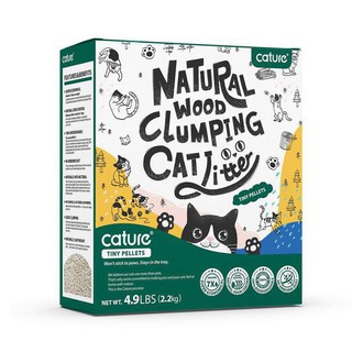 Cát gỗ vệ sinh cho mèo cature pellets 6l - 100% gỗ