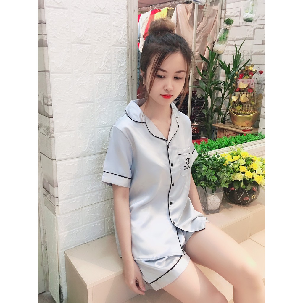 Bộ phi lụa đùi siêu đẹp ( ảnh thật do shop chụp)