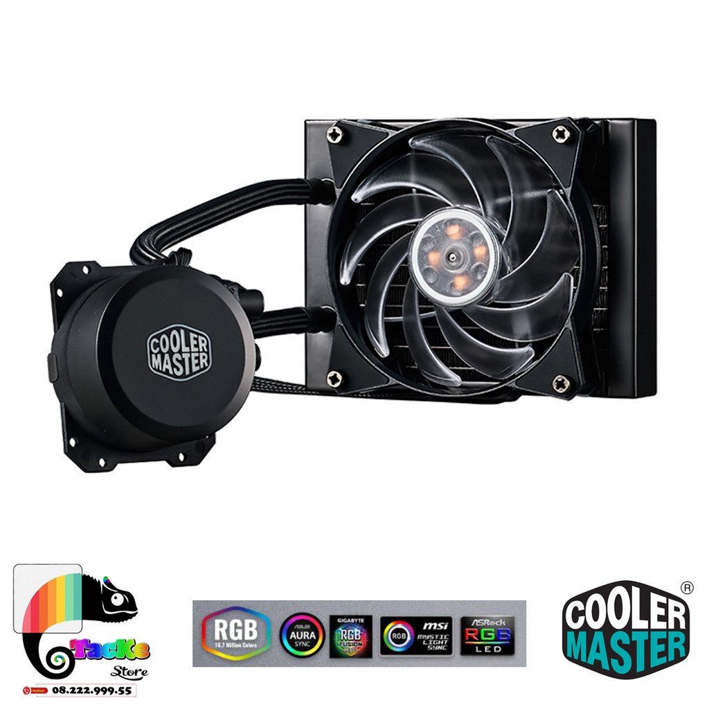 [Mã 159ELSALE hoàn 7% đơn 300K] Tản nhiệt nước CPU Cooler Master ML 120L RGB MasterLiQuid (MLW-D12M-A20PC-R1)