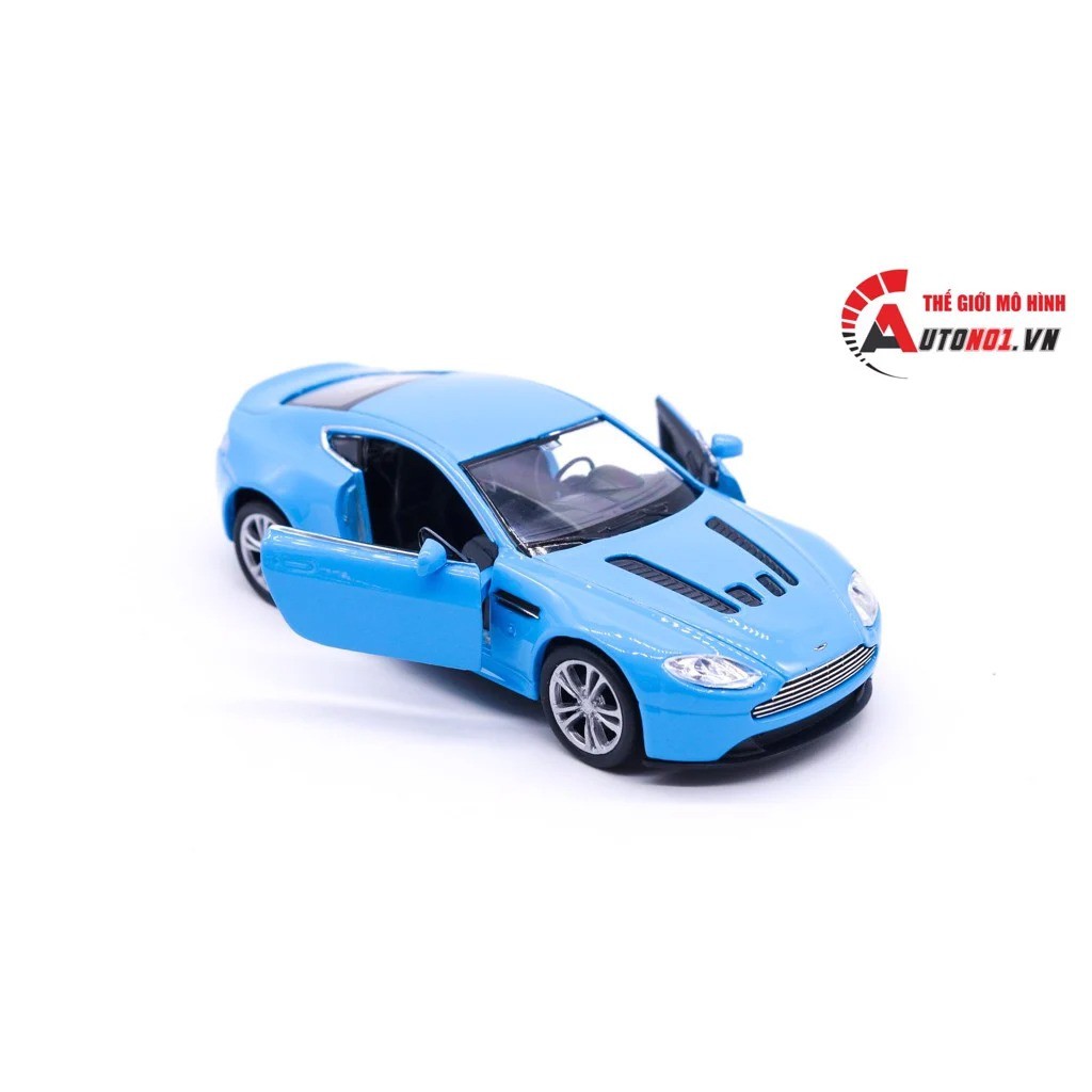 MÔ HÌNH XE ASTON MARTIN V12 VANTAGE BABY BLUE 1:36 WELLY 7510