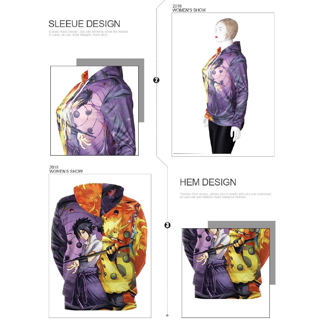 Áo Hoodie Họa Tiết Anime Naruto Độc Đáo Cho Nam Dịp Halloween | BigBuy360 - bigbuy360.vn