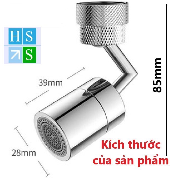 ĐẦU NỐI TĂNG ÁP VÒI NƯỚC bồn rửa chén bát bồn lavabo rửa mặt (Xoay 720 độ) thiết kế thông minh với 2 chế độ nước chảy | BigBuy360 - bigbuy360.vn