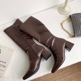 Boot đùi da thật 6P