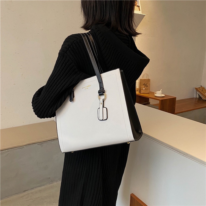 Túi xách tote công sở da đeo chéo nữ kiểu dáng hàn quốc sang chảnh, Túi công sở size to đựng vừa A4 M71
