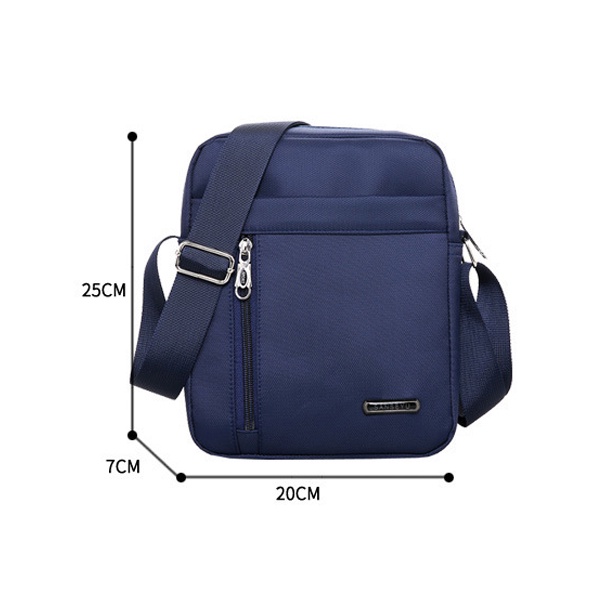 Túi Nam Đeo Chéo Mini Bag LEO Vải Oxford Cao Cấp Chống Nước Nhiều Ngăn Đa Năng T25 | WebRaoVat - webraovat.net.vn