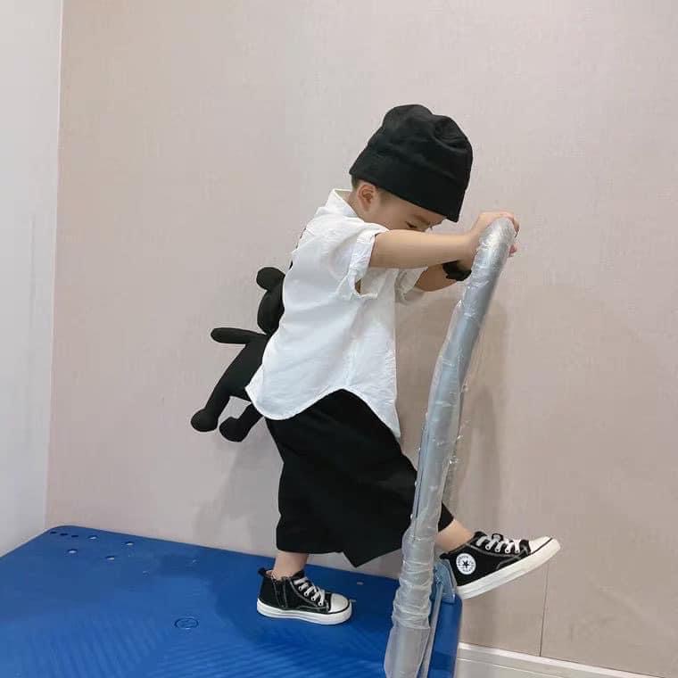 Mũ Bucket Trơn Cho Bé Vành Tròn Phong Cách Hàn Quốc MU00