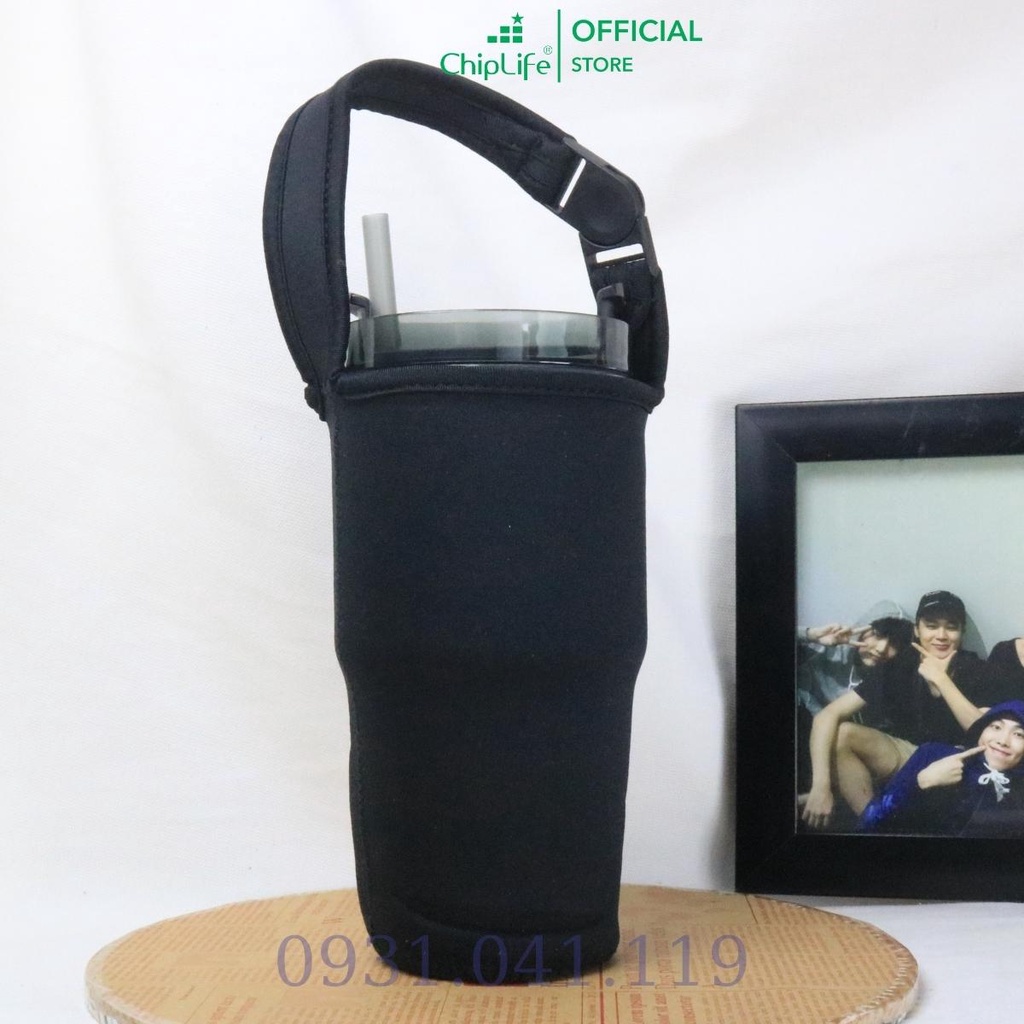 Túi ly giữ nhiệt CHIPLIFE 900ml màu đen| Bộ dụng cụ dành cho ly giữ nhiệt Yeti
