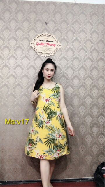 Đầm lanh 3D QC siêu mát | BigBuy360 - bigbuy360.vn