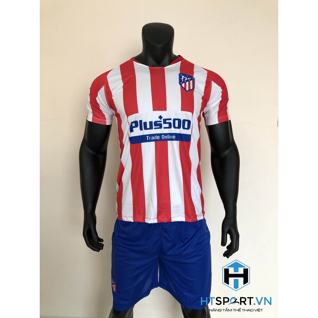 Áo CLB Atletico Madrid sân cỏ nhân tạo chính hãng, Áo đấu Aletico Xanh