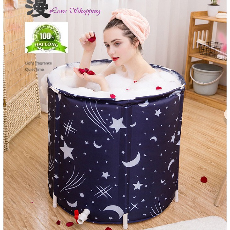 Bồn tắm, bồn tắm bơm hơi kèm xông hơi gấp gọn tiện lợi