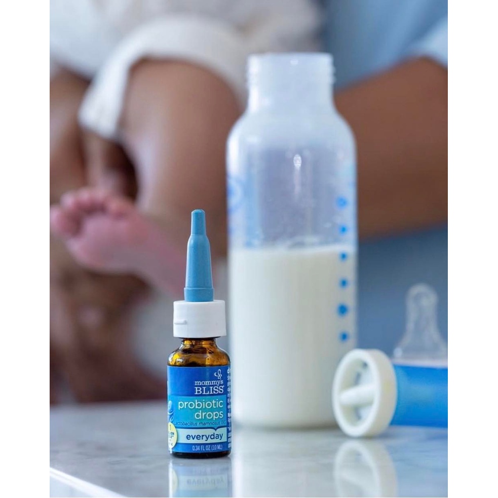 Dung dịch bổ sung lợi khuẩn + vitamin D hữu cơ Mommys Bliss