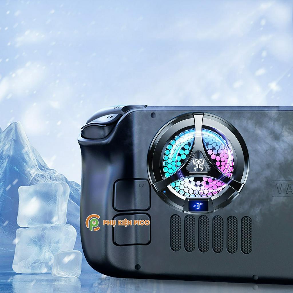 Quạt tản nhiệt Steam Deck Nintendo Switch sò lạnh từ tính X36 Pro - Quạt tản nhiệt điện thoại có sạc không dây