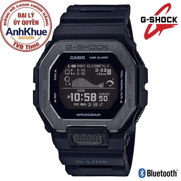 Đồng hồ nam dây nhựa Casio G-Shock chính hãng Anh Khuê GBX-100NS-1DR