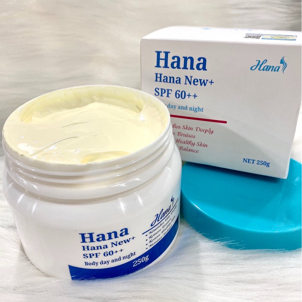 KEM BODY HANA DAY AND NIGHT SPF 60++ 250GR