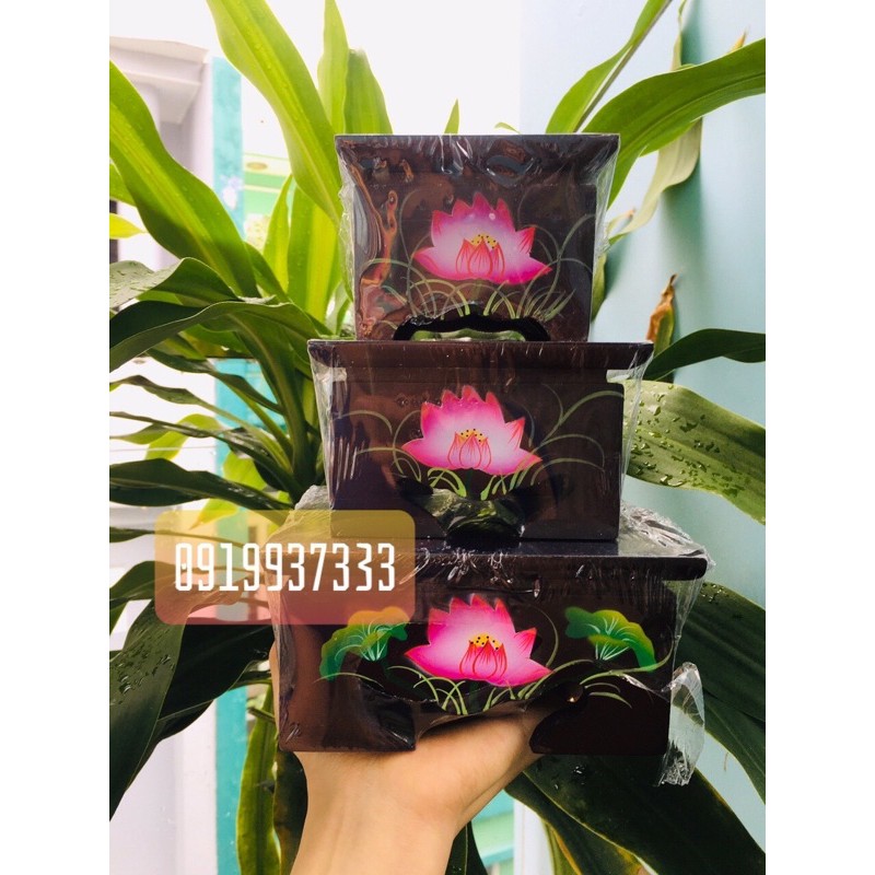 Đôn gỗ vuông kê tượng ( 10 cm - 12 cm - 15cm )