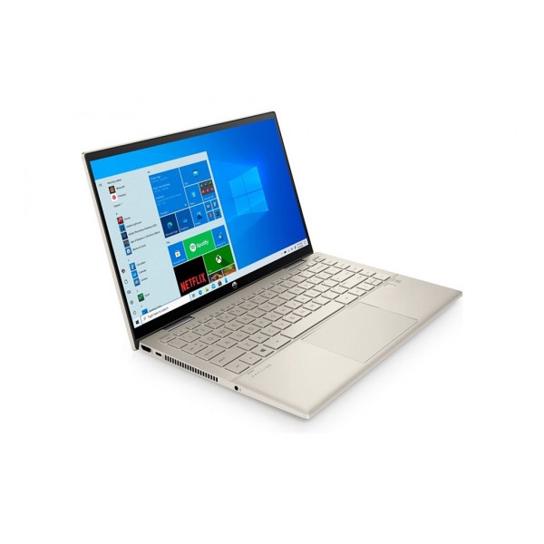 Laptop HP Pavilion X360 14-dy0075TU (46L93PA) (i7-1165G7/8GD4/512GSSD/14.0 FHDT/PEN/FP/Vàng/Win11SL) Hàng chính hãng