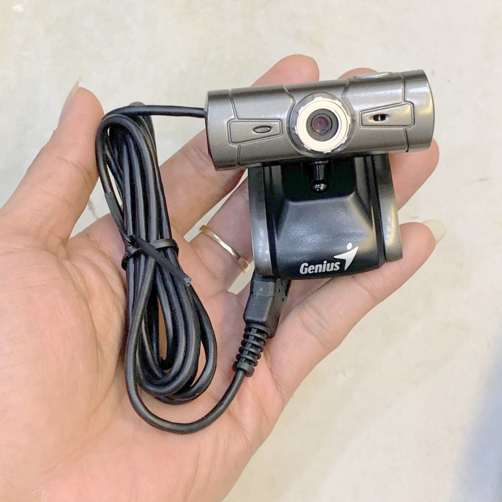 Web cam có Mic, tai nghe học trực tuyến, camera webcam nghe gọi học online cho học sinh Genius 320