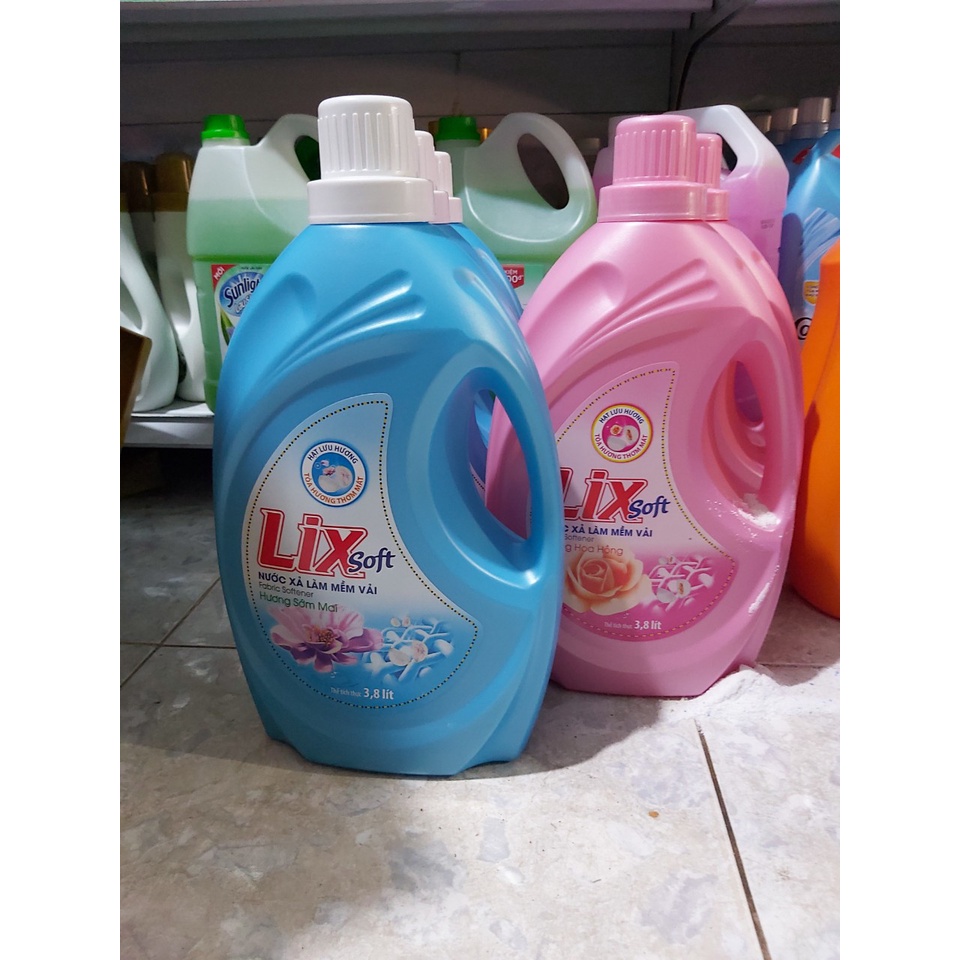 Nước Xả Vải Lix 3,8kg Hàng chính hãng