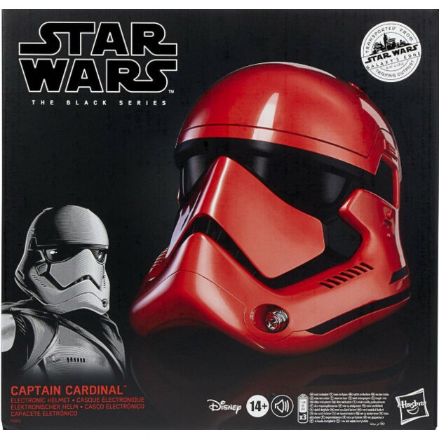 Hasbro mô hình Star Wars The Black Series Captain Cardinal Helmet mũ sắt của lính