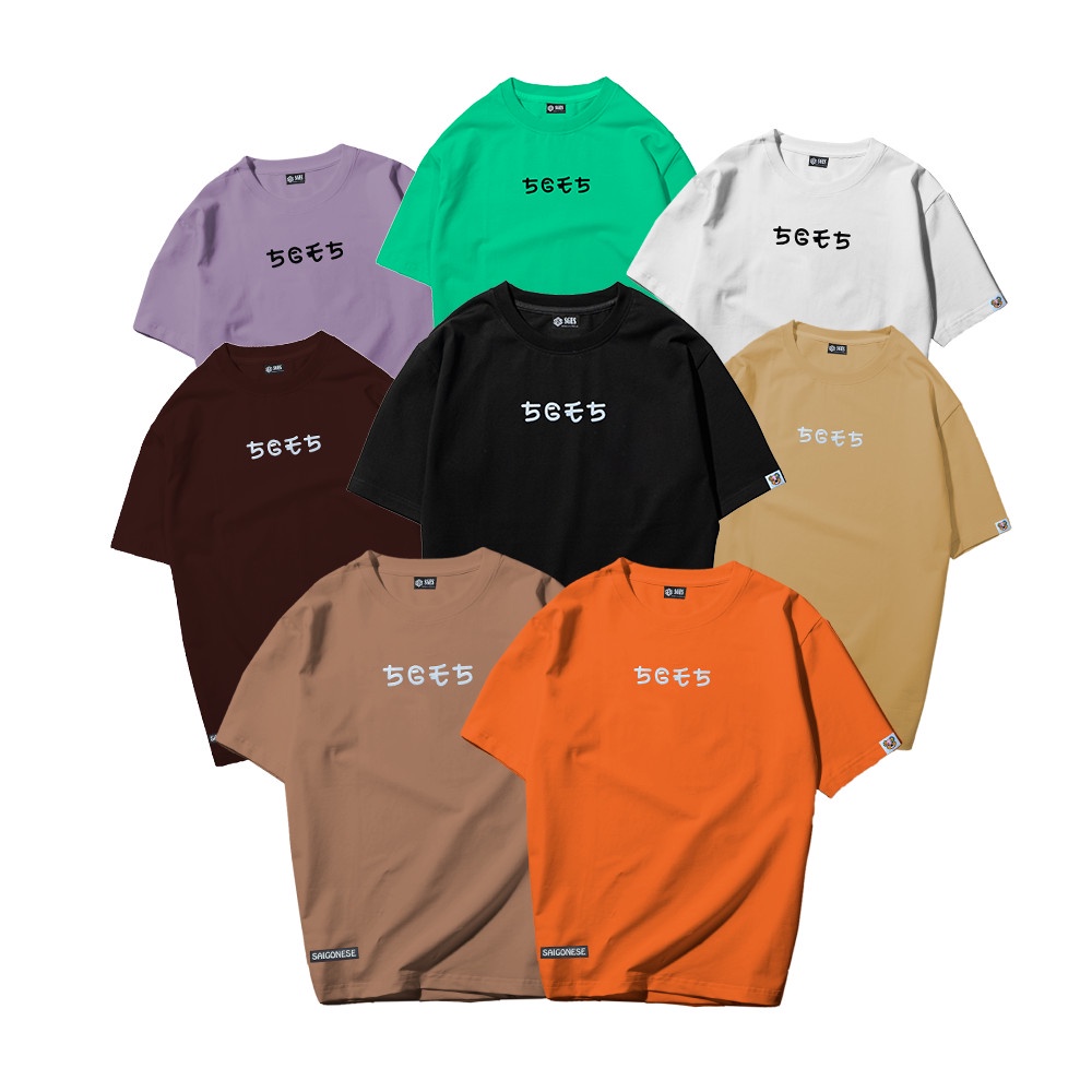Áo Thun Tay Lỡ SGES Phông Hàn Quốc Form Rộng Thun Cotton Unisex Nam Nữ
