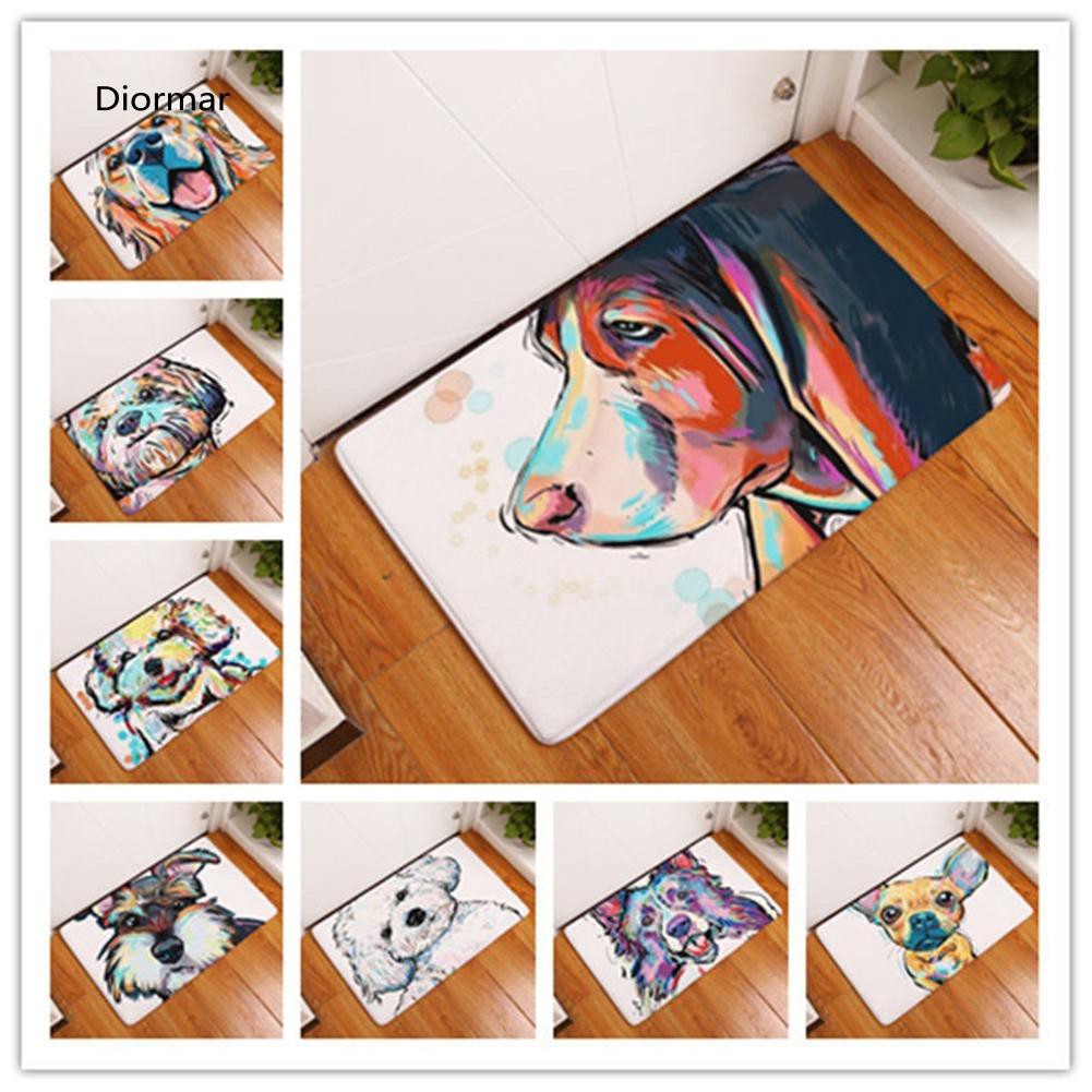 Thảm chùi chân chống trượt hình thú cưng đáng yêu