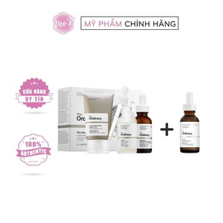 Set dưỡng da cấp ẩm, chống lão hóa The Ordinary The No Brainer tặng kèm B-oil