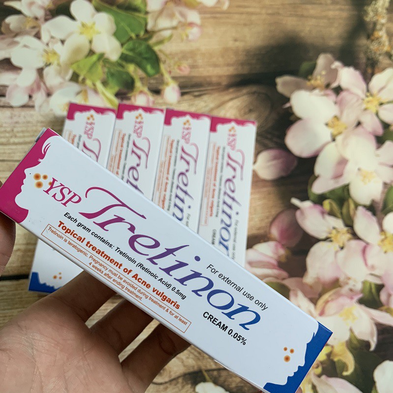 Tretinoin YSP⚜️CHÍNH HÃNG⚜️ Tretinoin 0.05% YSP hỗ trợ giảm mụn trứng cá mụn viêm mụn đầu đen mụn ẩn