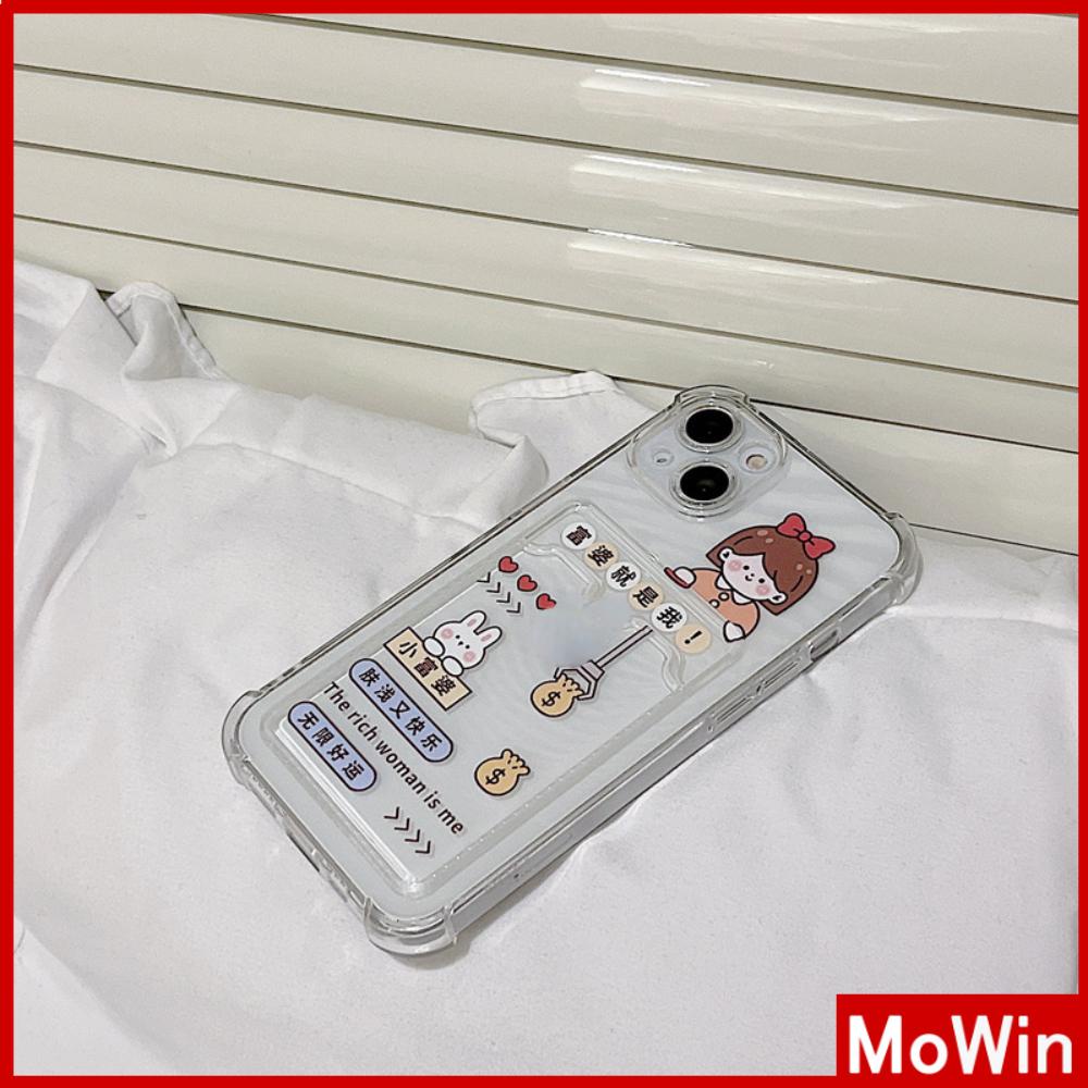 Ốp điện thoại silicone mềm chống sốc có ngăn đựng thẻ thích hợp cho iPhone 11 13 Pro Max 12 Pro Max 7 Plus XR