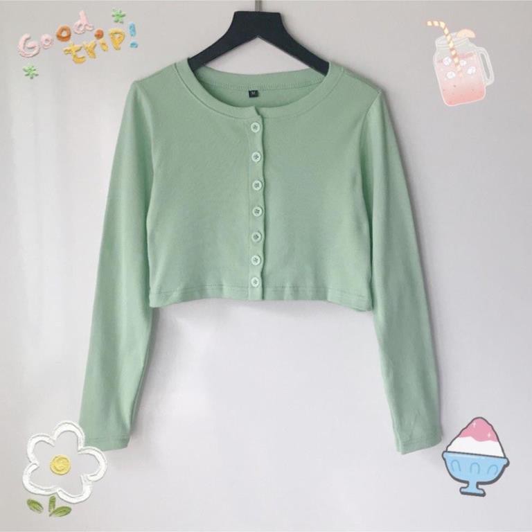 Áo Croptop YAN Tay Dài Nữ | BigBuy360 - bigbuy360.vn