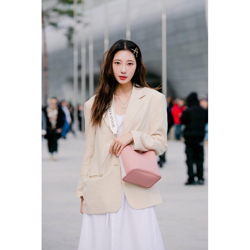 Túi Find Kapoor Pingo 20 lettering set - hồng