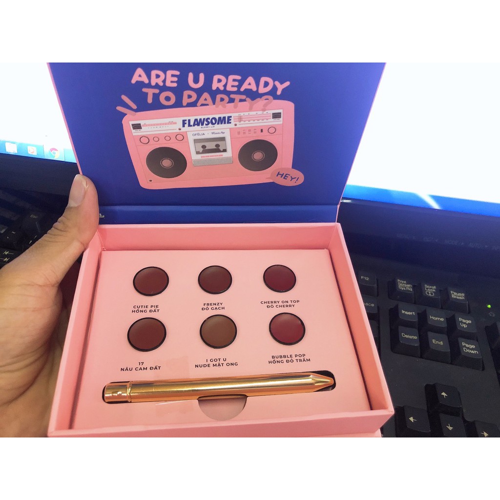 (NEW HOT) bộ dùng thử Son OFELIA x MIRACLE APO FLAWSOME GLOWY LIP | BigBuy360 - bigbuy360.vn