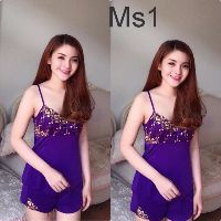 Đồ bộ ngủ thun lạnh phoi ren 4 Size