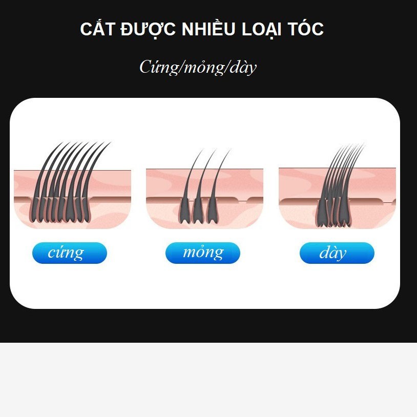 Tông đơ cắt tóc Codos T9 - Đông cơ siêu êm, lưỡi cắt caramic kết hợp titanium sắc bén và bền bỉ - Cắt tóc em bé