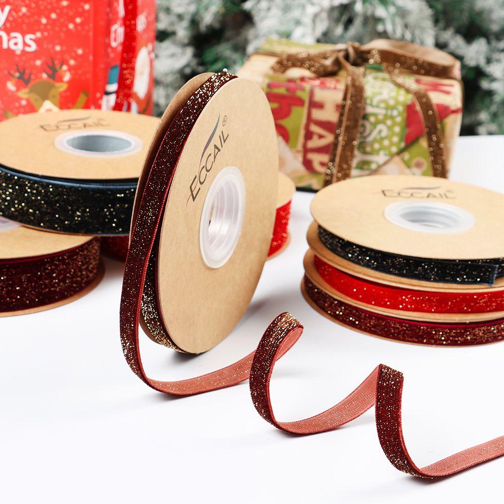 Doraw 10mm 25mm 10yards|Dây Ruy Băng Nhung Dùng Trang Trí Bó Hoa Xinh Xắn