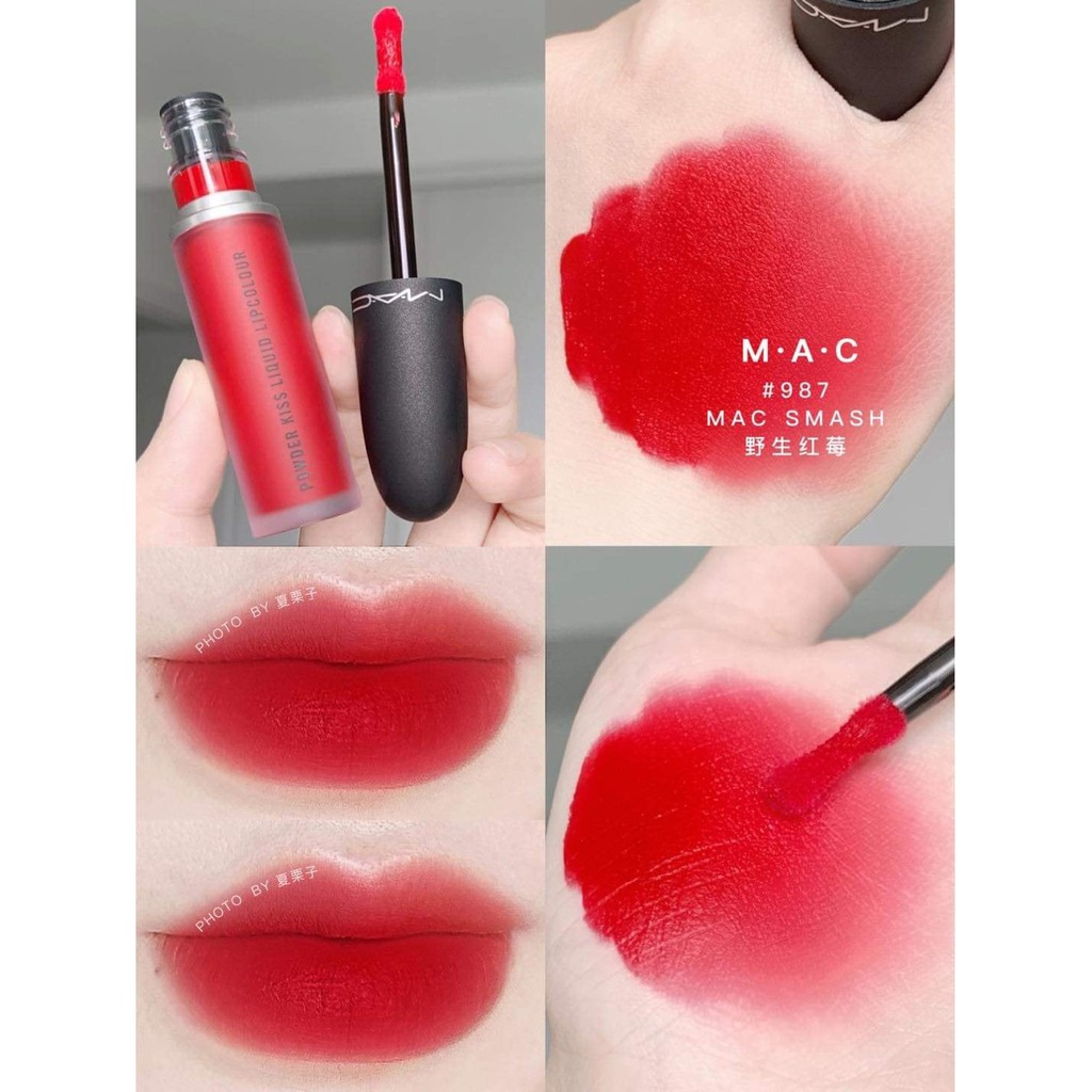 [BILL US] Son kem MAC Powderkiss Liquid Lip Smash