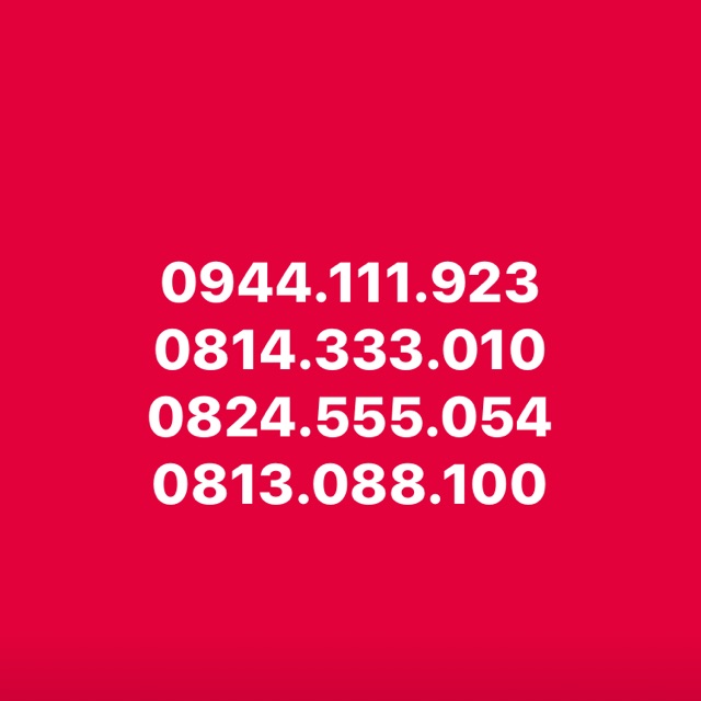 Sim số đẹp vina tam hoa giữ (chọn số)