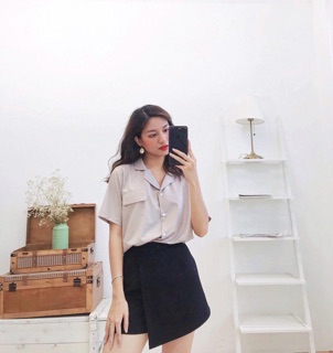 [Q16] Quần giả váy vạt chéo