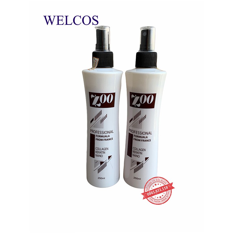 Xịt dưỡng colagen ZOO 250 mềm mượt chống rụng tóc chính hãng CT56