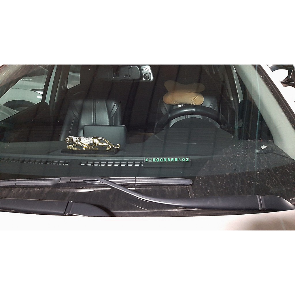 Bảng ghi số điện thoại gắn Taplo xe hơi 2 nút bật On - Off | BigBuy360 - bigbuy360.vn