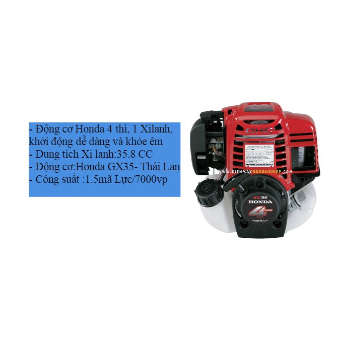 Đầu cho máy cắt cỏ GX35-Động cơ 4 kỳ-Bảo hành 12 tháng